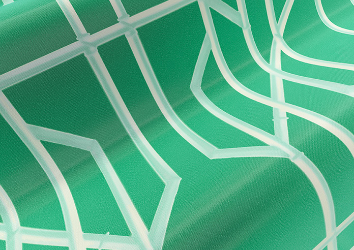 Bamboo Brights, Jade - Twist&Fit Roman Blind - Image 4